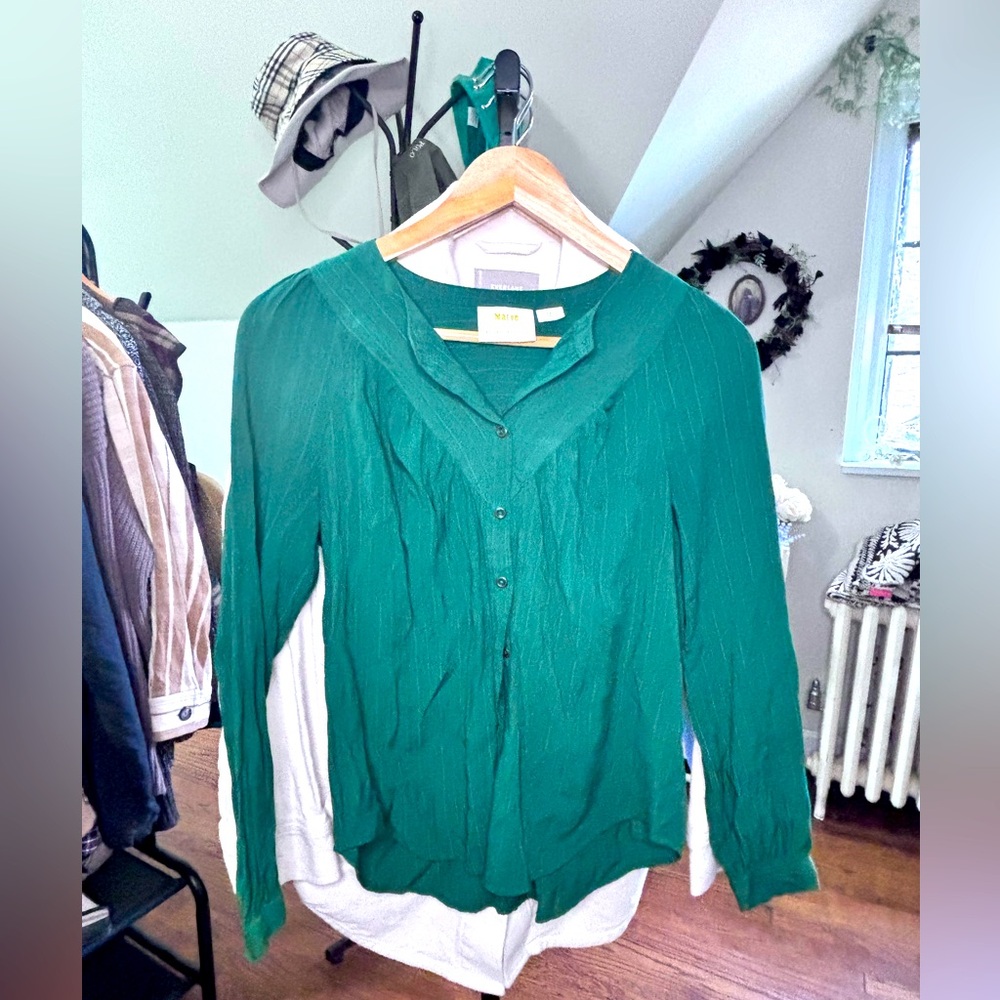 Maeve Button-Down Blouse